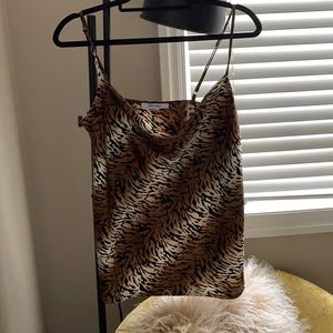 Zebra print camisole